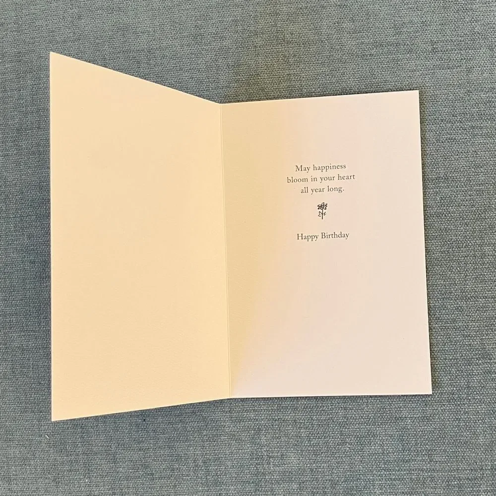 Meanings of Life Gardening Birthday Card